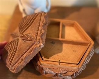 Tramp Art sewing box
