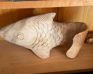 large carved fish