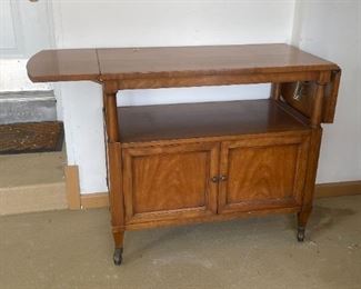 MATCHING DROP SIDE BUFFET BAR CART