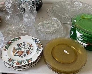 AMBER DEPRESSION GLASS