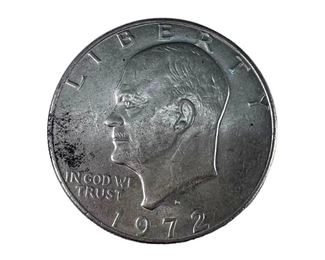1972 Eisenhower Dollar Coin