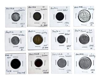 Collection of Valuable Coins from Austria