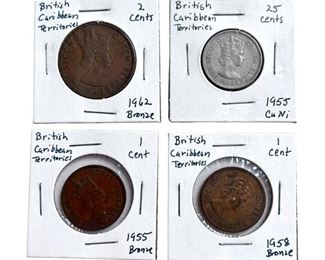 Collection of Valuable Coins from British Caribbean Territories