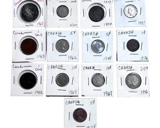 Collection of Valuable Coins from Canada
