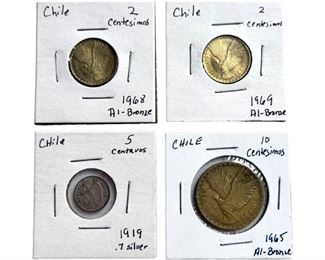 Collection of Valuable Coins from Chile