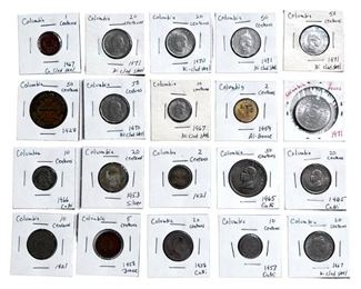 Collection of Valuable Coins from Colombia