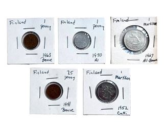 Collection of Valuable Coins from Finland
