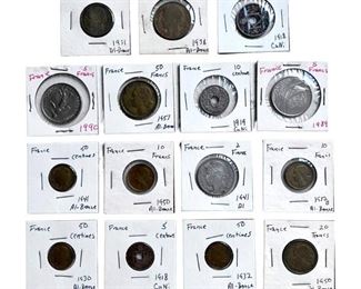 Collection of Valuable Coins from France