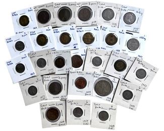 Collection of Valuable Coins from Great Britain 1950s