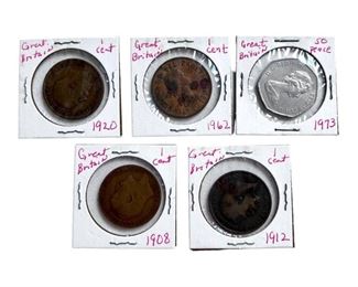 Collection of Valuable Coins from Great Britain