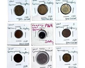 Collection of Valuable Coins from West Germany