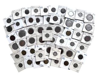 Large Collection of Valuable Coins from Great Britain 1940s