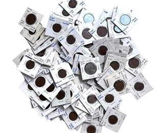 Large Collection of Valuable Coins from Great Britain 1970s