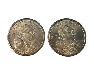 Rare 2000 Sacagawea Dollar Coins