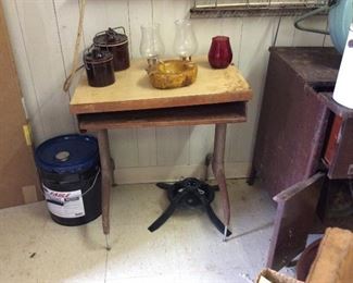 Antique school desk
