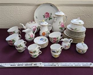 Meissen Floral Coffee And Tea Sets