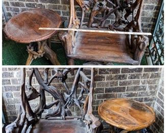 Driftwood Table And Chairs