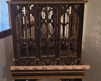 Gothic Wood Metal Birdcage