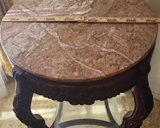 Ornate Granite Top Table
