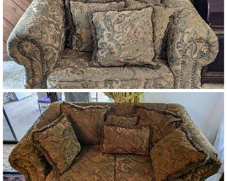 Matching Loveseat And Oversized Chair
