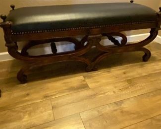 Leather Bench