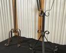 w2 vintage wrought iron plant stands2521 t
