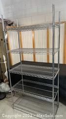 w5 shelf adjustable chrome wire rack with adjustable feet2721 t
