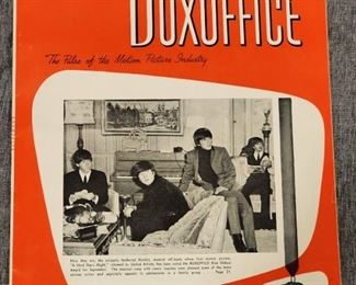 vintage boxoffice beatles magazine