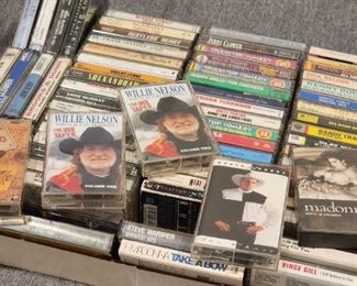 vast collection of cassette tapes