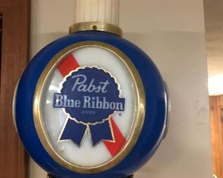 Pabst Blue ribbon wall light
