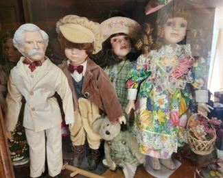Impressive Collection of Dolls (Mark Twain, Shirley Temple, British Royalty and More)