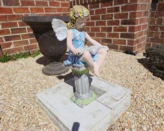 Garden Fairy and Other Garden Statues