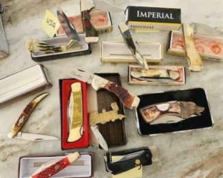 Impressive Collection of Pocket Knives. This is only a very small sample.