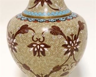 1103	CLOISONNE VASE, APPROXIMATELY 10 1/4 IN HIGH
