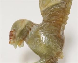 1175	CARVED JADE CHICKEN, APPROXIMATELY 5 1/2 IN HIGH

