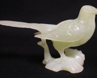 1177	CARVED ASIAN JADE BIRD, APPROXIMATELY 3 1/2 IN HIGH
