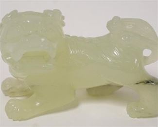 1228	JADE FOO DOG, APPROXIMATELY 3 IN HIGH
