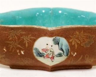 1268	ASIAN BOWL, APPROXIMATELY 6 IN X 9 IN X 3 IN HIGH
