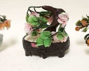 1271	3 ASIAN JADE TREES, APPROXIMATELY 8 IN HIGH
