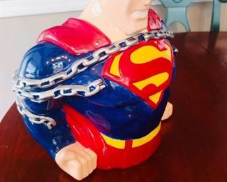 1997 Superman cookie jar