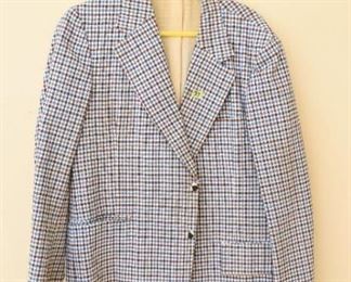 Lot #37 Vintage Finleigh Plaid Sports Coat 