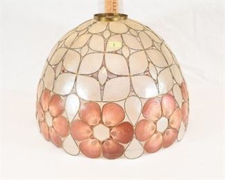 Lot 1 - Vintage Shell Lamp Shade