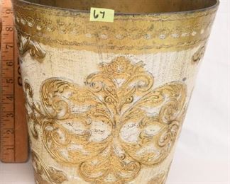 Lot #67 - Vintage Italian Waste Basket