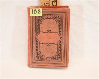 Lot #108 - Antique Picture Book on Nurnberg 