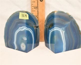 Lot #164 - Geode Bookends