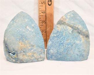 Lot #164 - Geode Book Ends