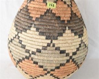 Lot #166 0 Traditional Zulu Basket