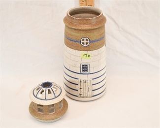 Lot #170 - Pottery Lighthouse