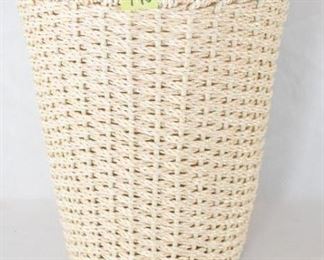 Lot #190 Woven Wastebasket 