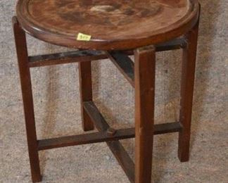 Lot #217 - Inlaid Wooden Table 